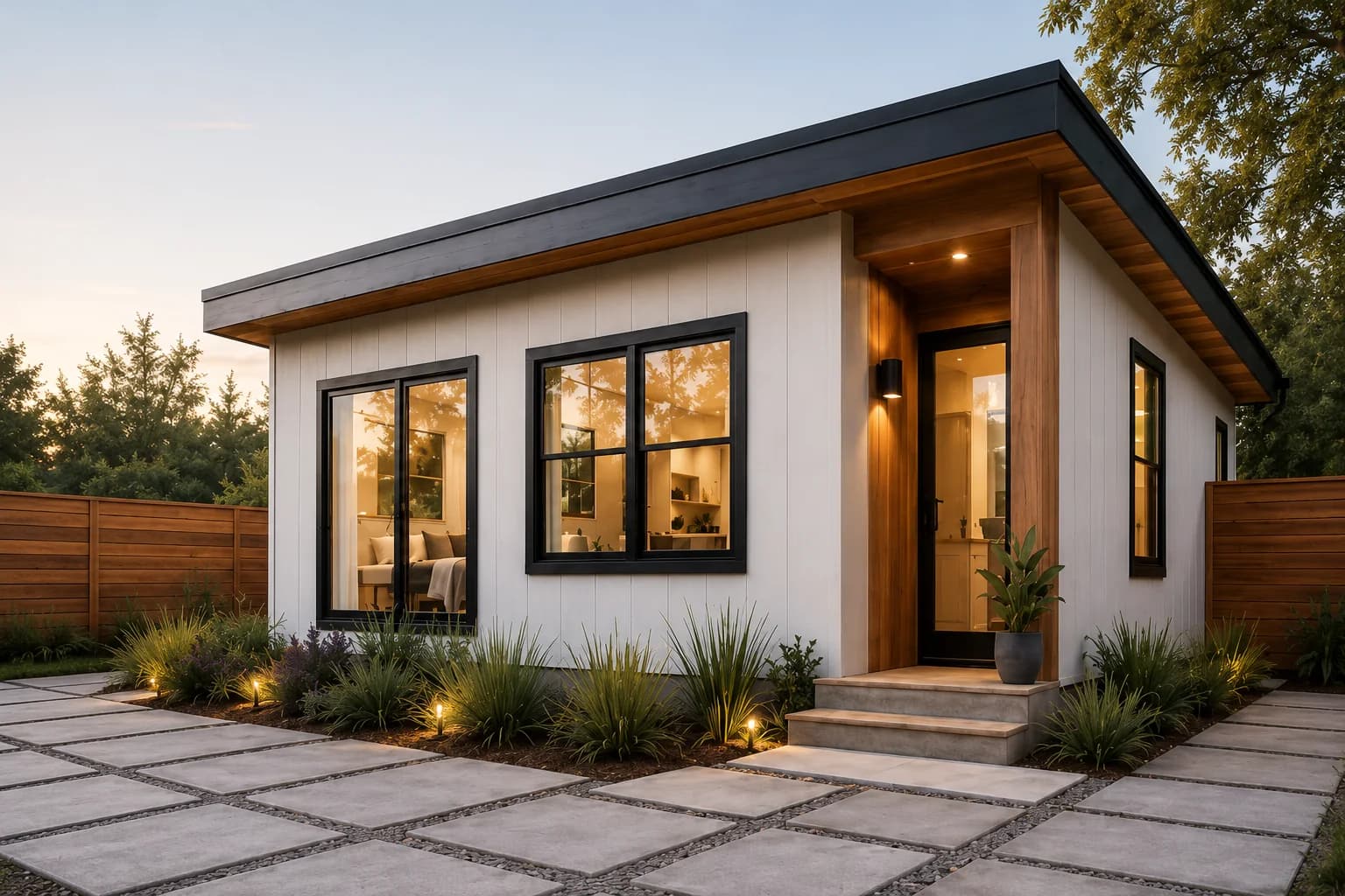 Concept rendering of The Willow, a modern accessory dwelling unit